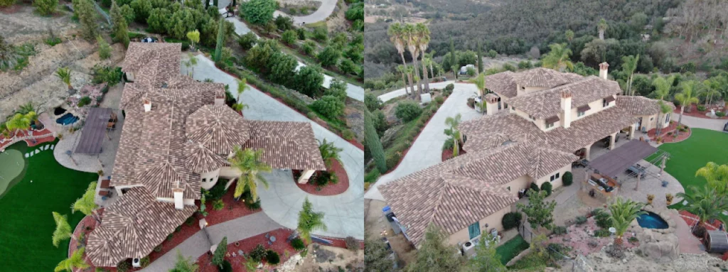 Tile roof installation for house commerce ca